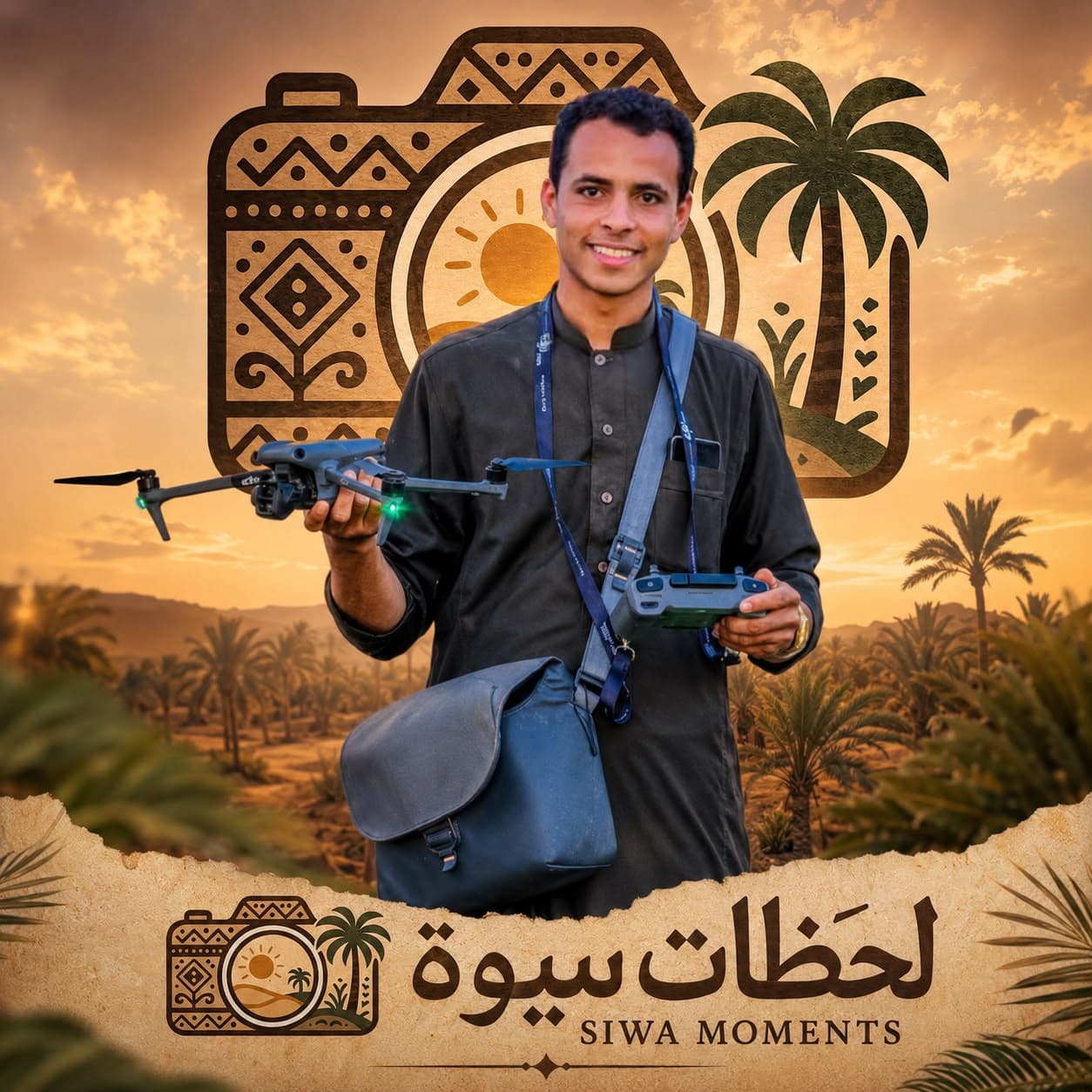 يوسف أبو القاسم – مصور فوتوغرافي ومصور درون في سيوة